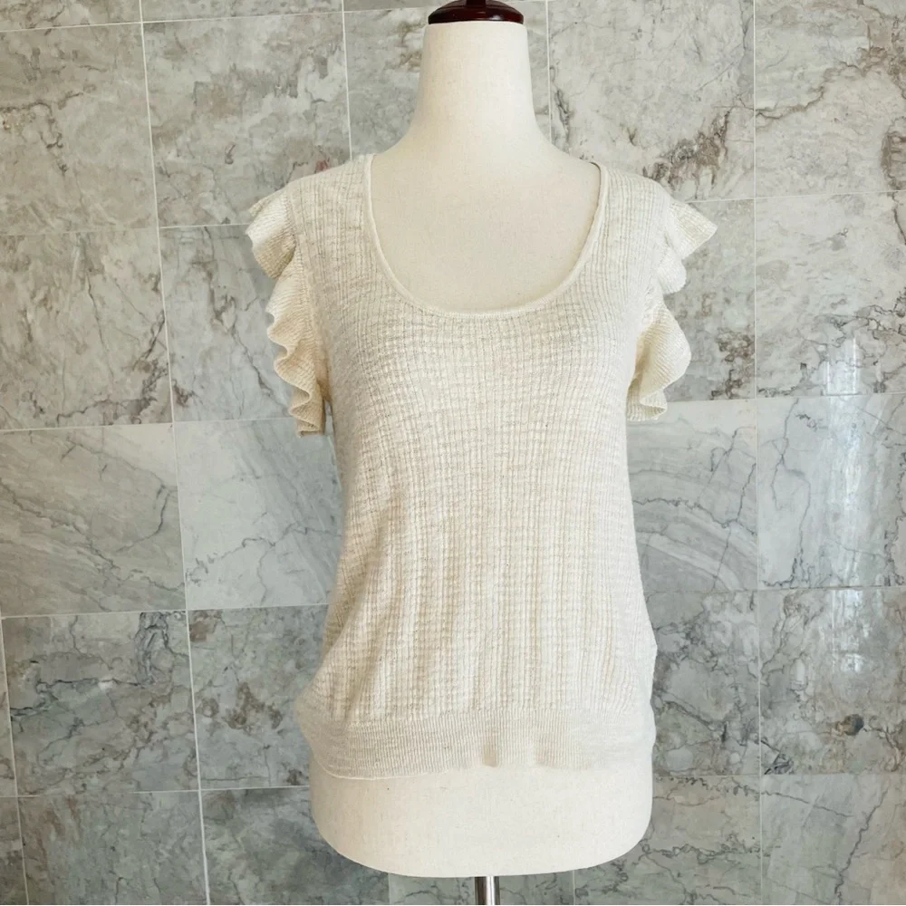 J. Crew Ruffle Sweater Tank Top